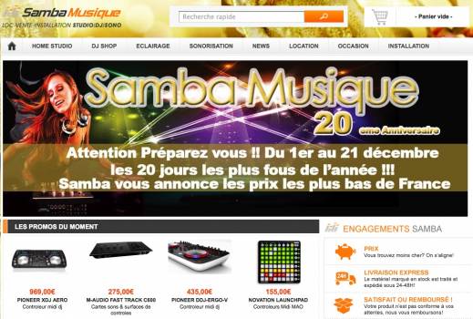 Cyberstore samba musique toulon samba musique