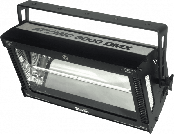 LOCATION STROBOSCOPE PROFESSIONNEL MARTIN ATOMIC 3000 AVEC COMMANDE DETONATOR A TOULON, LA GARDE, MARSEILLE, NICE, SAINT-TROPEZ