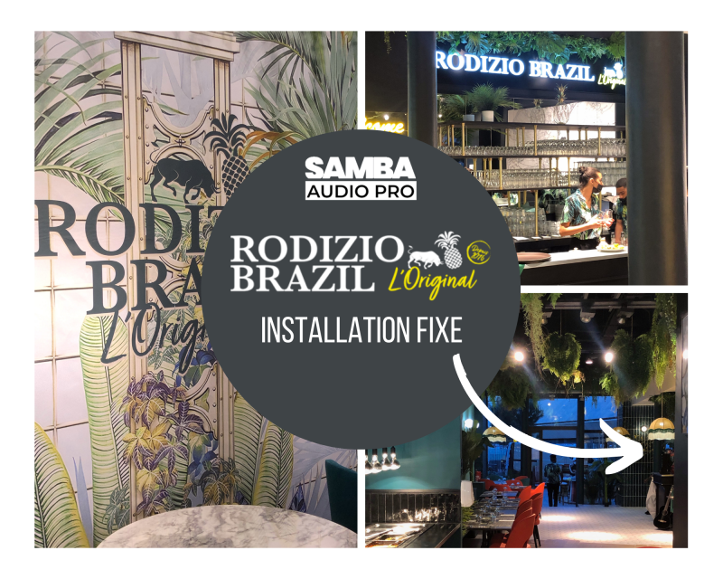 Installation sonorisation au restaurant Rodizio Brazil à Marseille (13)