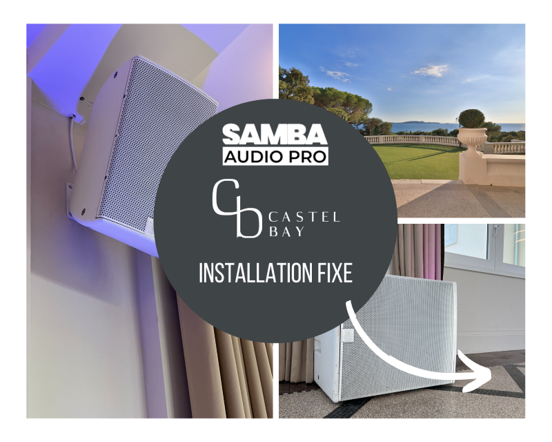 Installation Sonorisation Le Castel Bay Hyères Var 83
