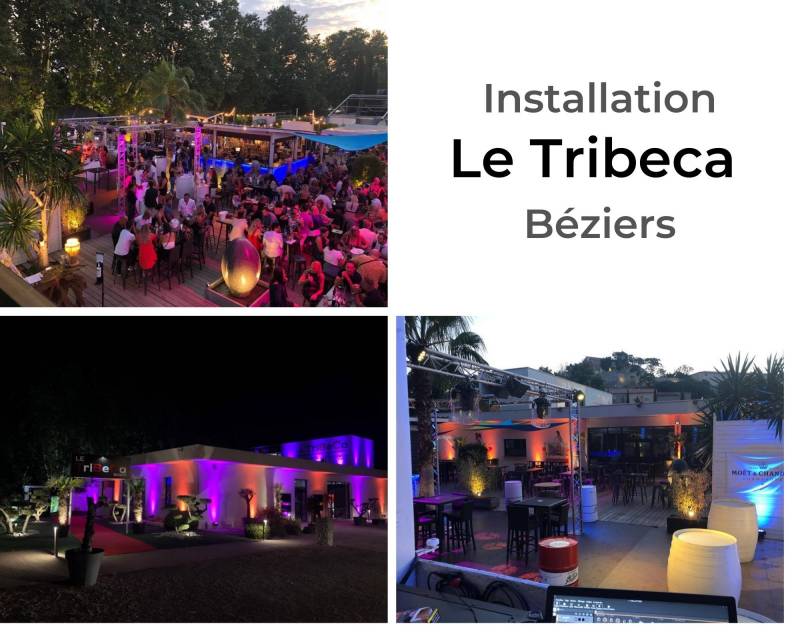 Installations au restaurant Le Tribeca à Béziers